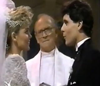 Sam and Amanda exchange wedding vows